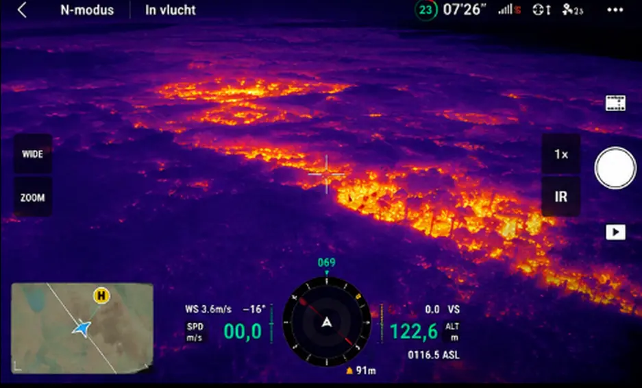 IR Detecties via camera